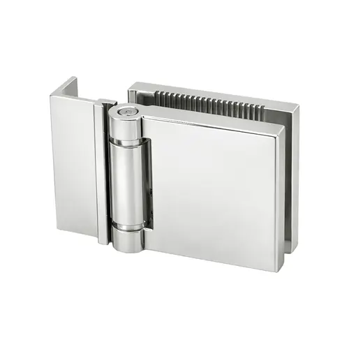 L-Mount Universal Hinge for 1/4" Glass - Polished Chrome L-Mount Universal Hinge for 1/4" Glass - Polished Chrome