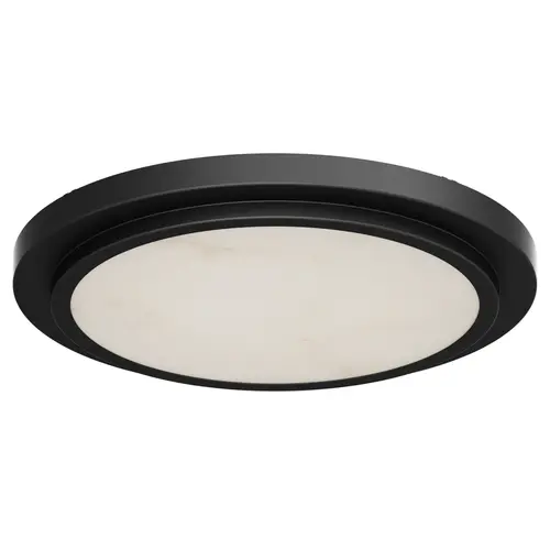 9"/12" Alabaster Flush Mount LED Ceiling Light Black Finish 9"/12" Alabaster Flush Mount LED Ceiling Light Black Finish