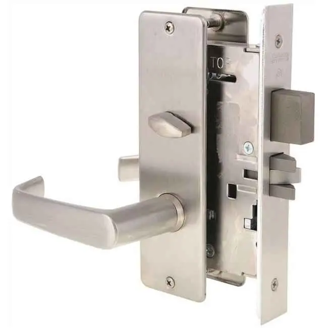 Corbin Russwin ML2020 Mortise Privacy Bedroom or Bathroom Lockset Satin Bronze ML2020 DSF 612 LH Corbin Russwin ML2020 Mortise Privacy Bedroom or Bathroom Lockset Satin Bronze ML2020 DSF 612 LH