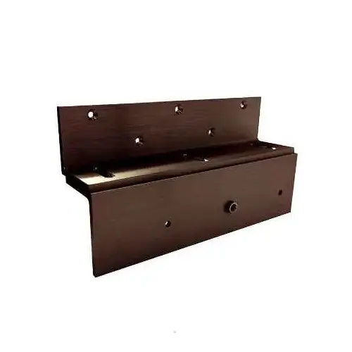 DE8310 Bracket Kit for Inswing Applications Brushed Anodized Aluminum Finish DE8310 Bracket Kit for Inswing Applications Brushed Anodized Aluminum Finish