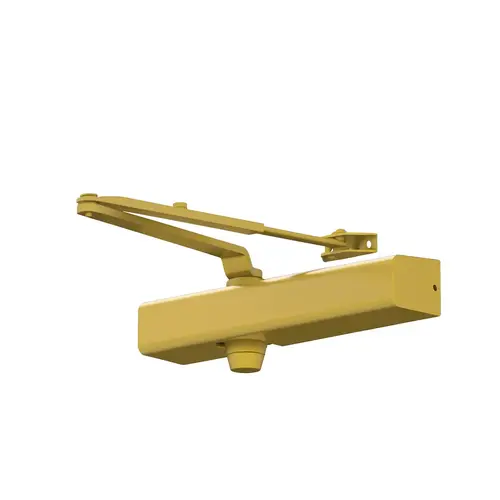 SC81A Series Surface-Mount Medium Duty - Cast Aluminum - Door Closer Satin Brass Painted SC81A Series Surface-Mount Medium Duty - Cast Aluminum - Door Closer Satin Brass Painted