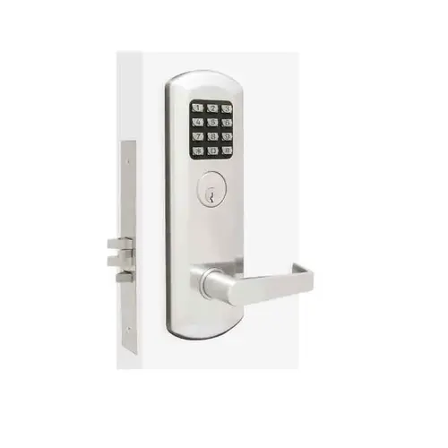 XME-2000 Series - Grade 1 Mortise Lockset with Keypad Satin Chrome XME-2000 Series - Grade 1 Mortise Lockset with Keypad Satin Chrome