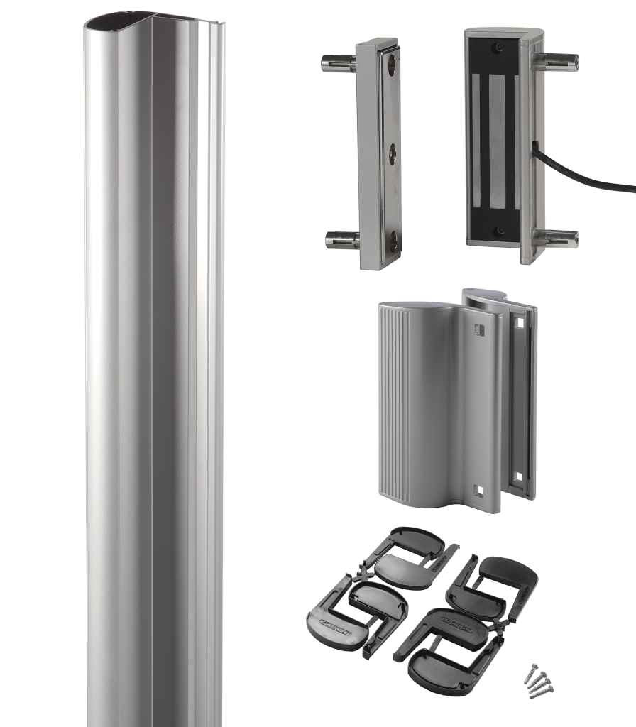 Locinox MAG-3000-ZILV Surface Mounted Electromagnetic Lock Buy Now