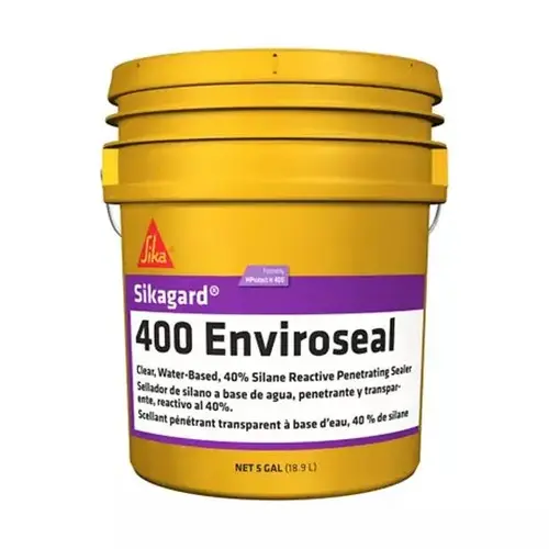 Sikagard 400 Enviroseal 40% Silane Penetrating Sealer - 5 Gallon Pail Sikagard 400 Enviroseal 40% Silane Penetrating Sealer - 5 Gallon Pail