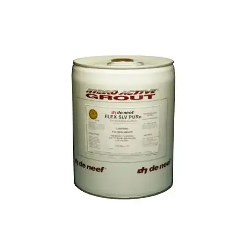 Hydro-Active Flex SLV Hydrophobic Polyurethane Grout - 5 Gallon Pail Pale Yellow Hydro-Active Flex SLV Hydrophobic Polyurethane Grout - 5 Gallon Pail Pale Yellow