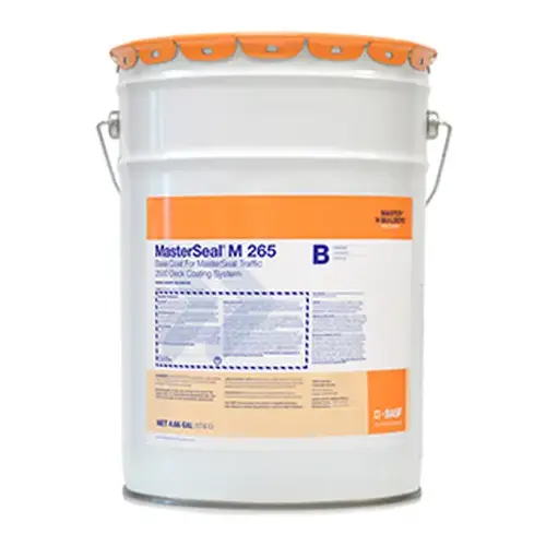 MasterSeal M 265 2-Part Fast-Cure Basecoat - 4.66 Gallon Kit MasterSeal M 265 2-Part Fast-Cure Basecoat - 4.66 Gallon Kit