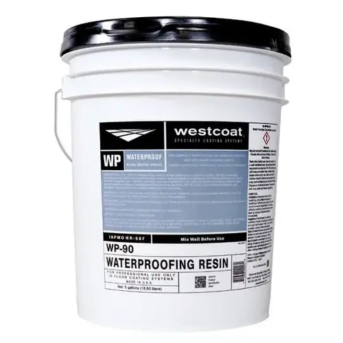 WP-90 Waterproofing Resin - 5 Gallon Pail Amber WP-90 Waterproofing Resin - 5 Gallon Pail Amber