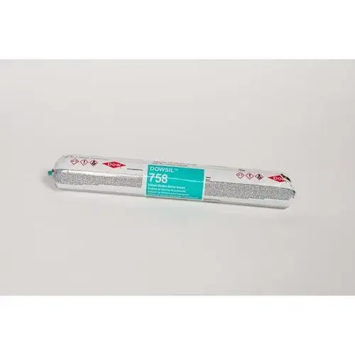DOWSIL 758 Silicone Weather Barrier Sealant - 20 Oz. Sausage White DOWSIL 758 Silicone Weather Barrier Sealant - 20 Oz. Sausage White