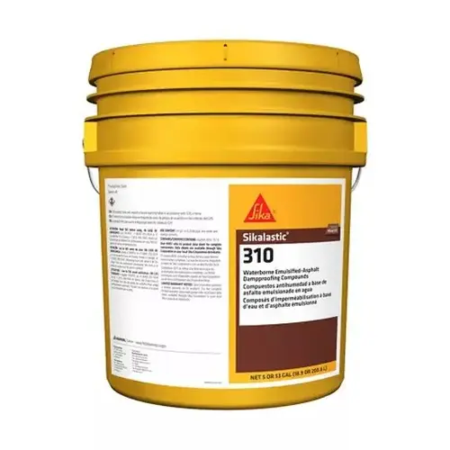 Sikalastic 310 Dampproofing Compound - 5 Gallon Pail Sikalastic 310 Dampproofing Compound - 5 Gallon Pail