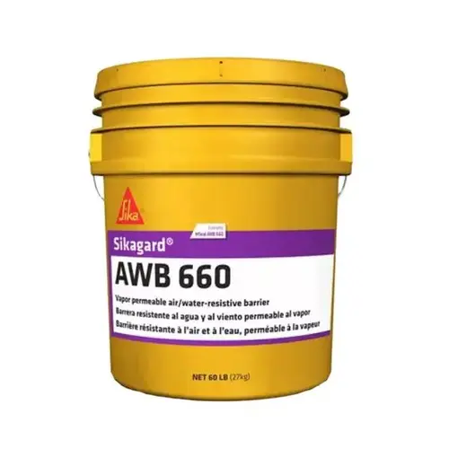 Sikagard AWB 660 Vapor Permeable Air/Water-Resistive Barrier - 5 Gallon Pail Sikagard AWB 660 Vapor Permeable Air/Water-Resistive Barrier - 5 Gallon Pail