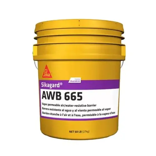 Sikagard AWB 665 Vapor Permeable Air/Water-Resistive Barrier - 5 Gallon Pail Sikagard AWB 665 Vapor Permeable Air/Water-Resistive Barrier - 5 Gallon Pail