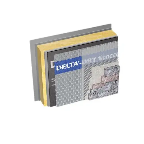 3 ft3" x 46 ft DELTA -DRY STUCCO & STONE Silver-Grey/White 3 ft3" x 46 ft DELTA -DRY STUCCO & STONE Silver-Grey/White