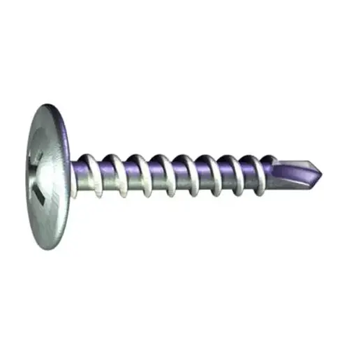 #8 x 1-1/4" Wafer Head Drill Point Phillips Clear Zinc Screws - 5 Lb. Carton #8 x 1-1/4" Wafer Head Drill Point Phillips Clear Zinc Screws - 5 Lb. Carton
