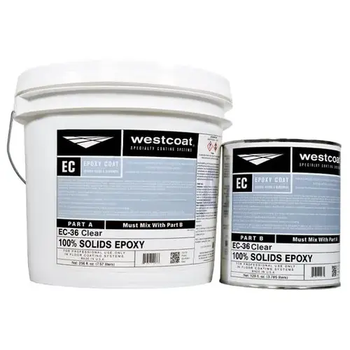 EC-36 100% Solids Epoxy - 3 Gallon Kit Clear EC-36 100% Solids Epoxy - 3 Gallon Kit Clear