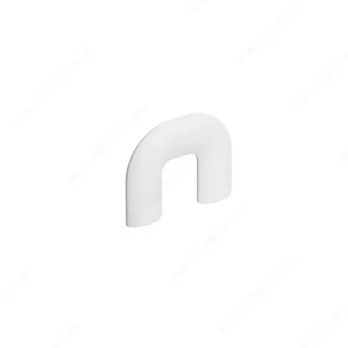 Modern Metal Pull - 2643 White Modern Metal Pull - 2643 White