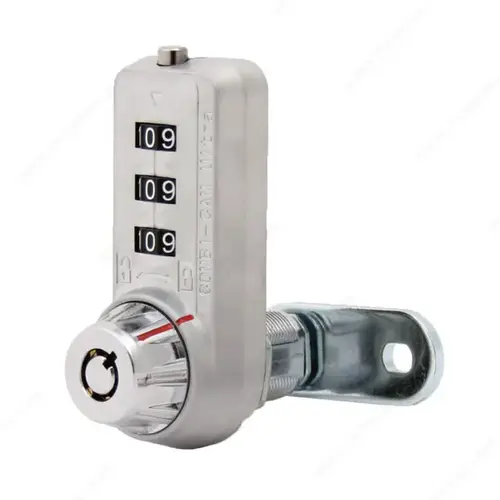Combi-Cam Ultra 3-Dial Lock - 7440 Chrome Combi-Cam Ultra 3-Dial Lock - 7440 Chrome