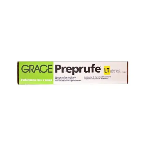 46" x 102 ft Preprufe 300R Plus LT (Low-Temperature) Membrane White 46" x 102 ft Preprufe 300R Plus LT (Low-Temperature) Membrane White