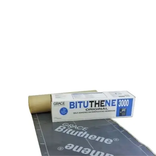3 ft x 66.7 ft Bituthene 3000 Membrane - 2 SQ. Roll Dark Grey-Black 3 ft x 66.7 ft Bituthene 3000 Membrane - 2 SQ. Roll Dark Grey-Black