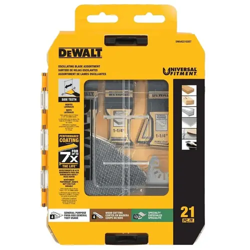 DEWALT General-Purpose Oscillating Blade Set, Bi-Metal DEWALT General-Purpose Oscillating Blade Set, Bi-Metal