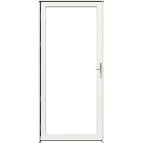 Larson Classic Fullview 350-17-031 Series Storm Door, 32 in W Opening, 81 in H Opening, Aluminum Frame, White Larson Classic Fullview 350-17-031 Series Storm Door, 32 in W Opening, 81 in H Opening, Aluminum Frame, White