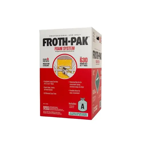 Froth-Pak Spray Foam Insulation and Sealant Part A, Brown Froth-Pak Spray Foam Insulation and Sealant Part A, Brown