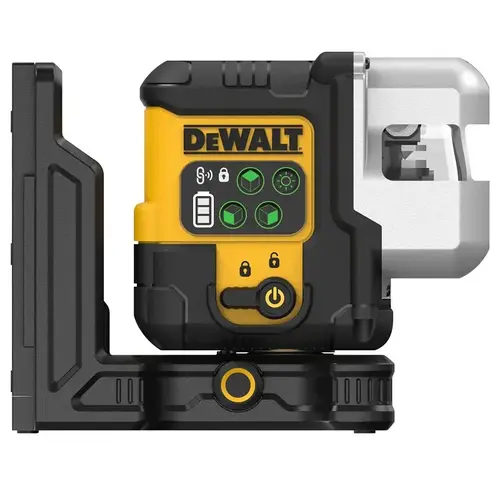 DEWALT Line Laser Base Kit, 100 ft Without Detector, 260 ft with Detector, +/-1/8 in Accuracy, Green Laser DEWALT Line Laser Base Kit, 100 ft Without Detector, 260 ft with Detector, +/-1/8 in Accuracy, Green Laser
