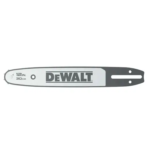DEWALT Chainsaw Bar, 12 in L Bar, 0.043 in, 0.325 in TPI/Pitch, 51 -Drive Link, For: DCCS674X2 Chainsaw DEWALT Chainsaw Bar, 12 in L Bar, 0.043 in, 0.325 in TPI/Pitch, 51 -Drive Link, For: DCCS674X2 Chainsaw