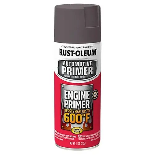 Rust-Oleum Engine Enamel, 11 oz, Liquid, Flat Gray Rust-Oleum Engine Enamel, 11 oz, Liquid, Flat Gray