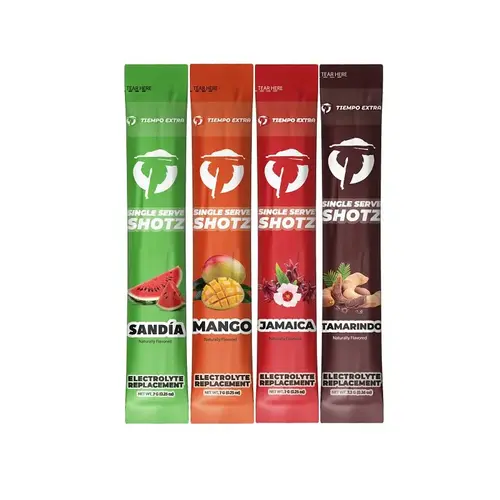 Tiempo Extra Electrolyte Shotz, Low Sugar, Single-Serve Tiempo Extra Electrolyte Shotz, Low Sugar, Single-Serve