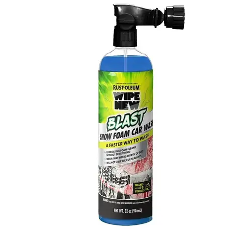 Wipe New Blast Snow Foam Car Wash, 32 oz, Liquid, Solvent Like Wipe New Blast Snow Foam Car Wash, 32 oz, Liquid, Solvent Like