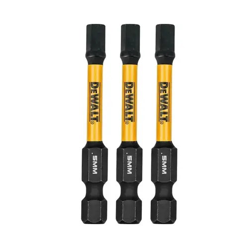 DEWALT Elite Series Insert Bit, 5 mm Drive, Hex Drive, 1/4 in Shank, Hex Shank, 2-1/4 in L, Steel DEWALT Elite Series Insert Bit, 5 mm Drive, Hex Drive, 1/4 in Shank, Hex Shank, 2-1/4 in L, Steel