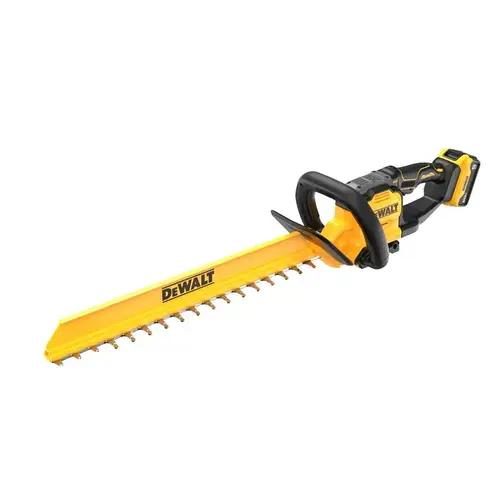 DEWALT MAX XR Hedge Trimmer Kit, Battery Included, 5 Ah, 20 V, 1 in Cutting Capacity, 24 in L Blade DEWALT MAX XR Hedge Trimmer Kit, Battery Included, 5 Ah, 20 V, 1 in Cutting Capacity, 24 in L Blade