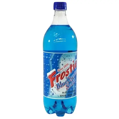 Frostie Soda, Blue Cream, 32 oz Bottle Frostie Soda, Blue Cream, 32 oz Bottle
