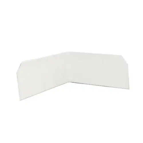 White Aluminum Valley Splash Guard, - pack of 3 White Aluminum Valley Splash Guard, - pack of 3