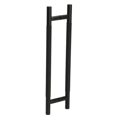 Knurled 36" Back-to-Back Ladder Handle - 24" Center-to-Center - Matte Black Knurled 36" Back-to-Back Ladder Handle - 24" Center-to-Center - Matte Black