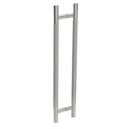 Knurled 48" Back-to-Back Ladder Handle - 36" Center-to-Center - Polished Stainless Knurled 48" Back-to-Back Ladder Handle - 36" Center-to-Center - Polished Stainless
