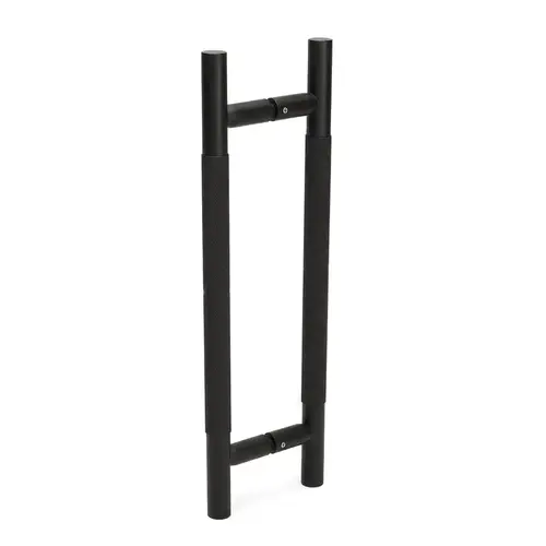 Knurled 24" Back-to-Back Ladder Handle - 12" Center-to-Center - Matte Black Knurled 24" Back-to-Back Ladder Handle - 12" Center-to-Center - Matte Black