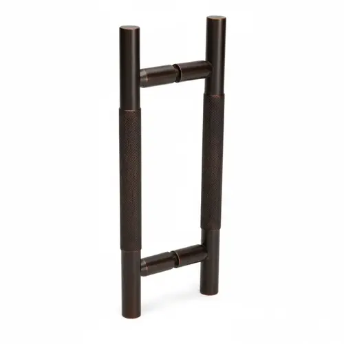 Knurled 12" Back-to-Back Ladder Handle - 8" Center-to-Center - Oil Rubbed Bronze Knurled 12" Back-to-Back Ladder Handle - 8" Center-to-Center - Oil Rubbed Bronze