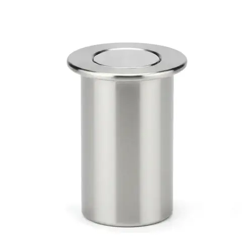 Dust Proof Floor Strike for Locking Ladder Pull - Brushed Stainless Dust Proof Floor Strike for Locking Ladder Pull - Brushed Stainless