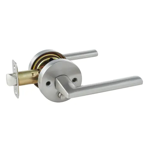 Sapphire 9168 Residential Lever Privacy- ROUND ROSETTE Satin nickel Sapphire 9168 Residential Lever Privacy- ROUND ROSETTE Satin nickel