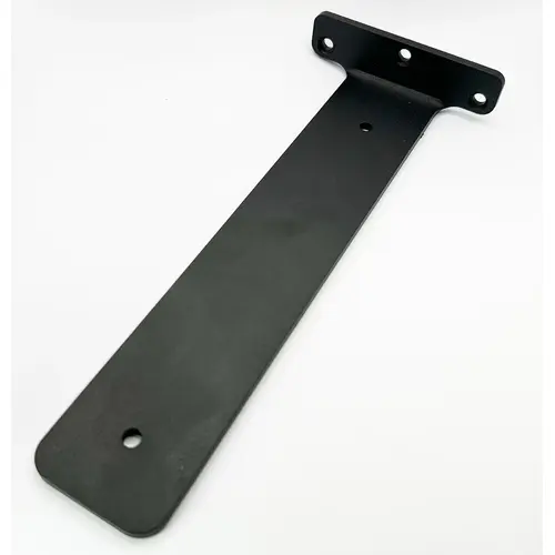 Wall 'T' Heavy-Duty Floating Shelf Brackets - Black Iron, Powder-Coated - 10" Wall 'T' Heavy-Duty Floating Shelf Brackets - Black Iron, Powder-Coated - 10"