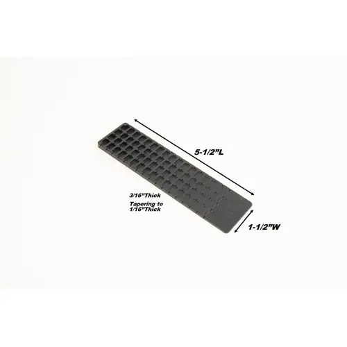 1/16" x 1-7/16" x 5-1/2" Econo Wedge Shims Black Finish 1/16" x 1-7/16" x 5-1/2" Econo Wedge Shims Black Finish