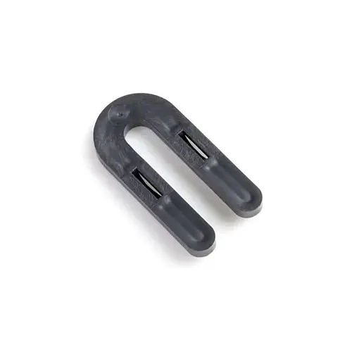 1/4" x 1-1/2" x 3" Interlocking Plastic Horseshoe Shims, Black Finish 1/4" x 1-1/2" x 3" Interlocking Plastic Horseshoe Shims, Black Finish