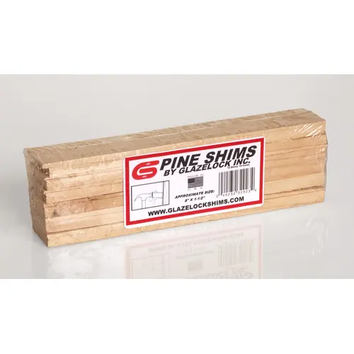 1-1/4" x 8" Wood Shims 36 x 12pk Retail Shrinkwrapped 1-1/4" x 8" Wood Shims 36 x 12pk Retail Shrinkwrapped