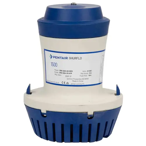 1500 GPH SHURflo Electric Bilge Pump 1500 GPH SHURflo Electric Bilge Pump