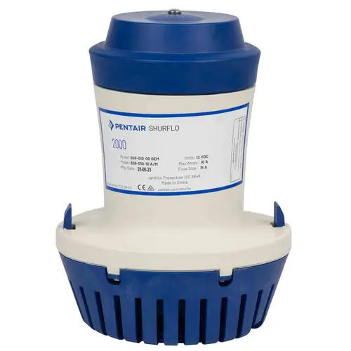 2000 GPH SHURflo Electric Bilge Pump 2000 GPH SHURflo Electric Bilge Pump