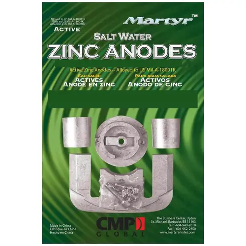 Bravo I, 1991-Present, Zinc Anodes Bravo I, 1991-Present, Zinc Anodes