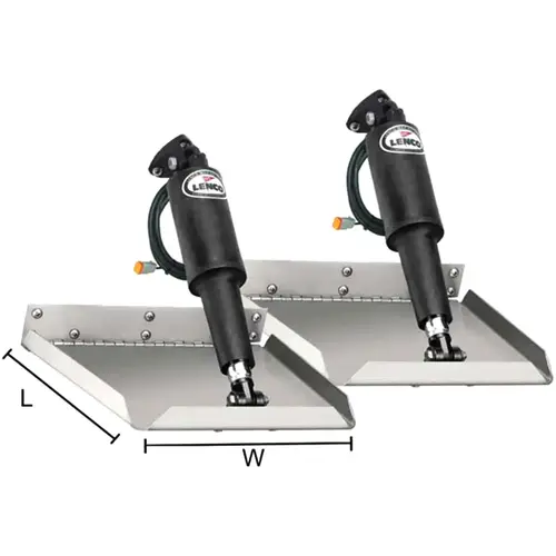 Edge Mount Trim Tab Kit, 12"L x 12"W Edge Mount Trim Tab Kit, 12"L x 12"W