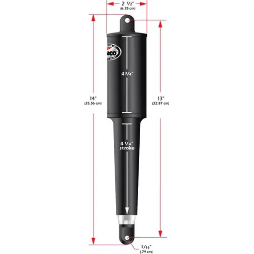 Replacement 102 Actuator - 12 Volt - 5/16" Hardware Replacement 102 Actuator - 12 Volt - 5/16" Hardware