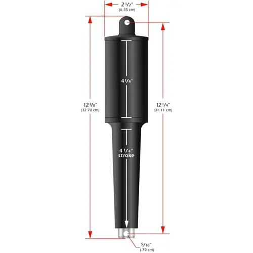 Replacement 102HD Actuator - 12 Volt - 5/16" Hardware Replacement 102HD Actuator - 12 Volt - 5/16" Hardware